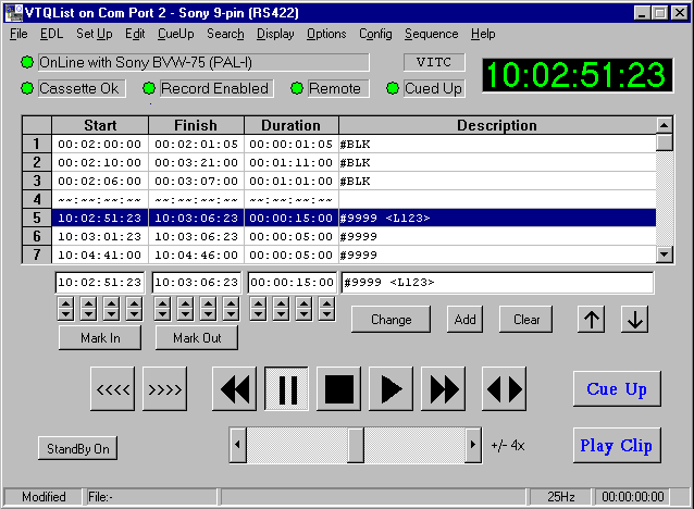 Main Screen